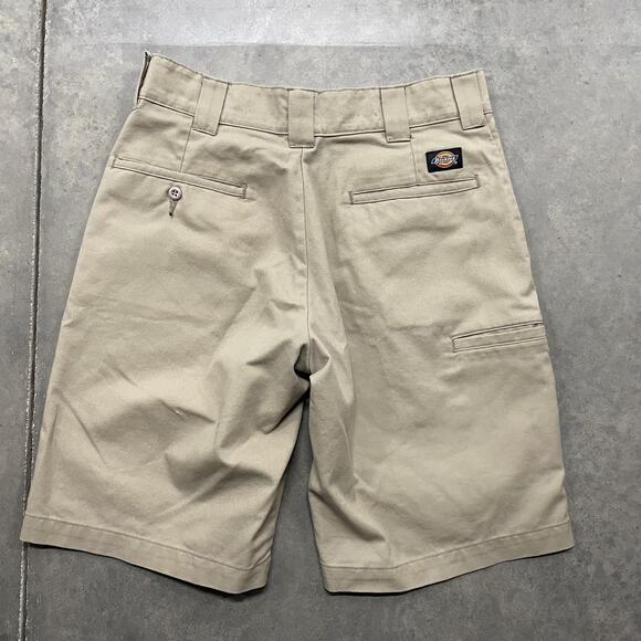 Dickies Shorts Mens 30 Khaki FLEX Relaxed Fit Work Utility WR852DS Stretch Chino - Picture 8 of 8